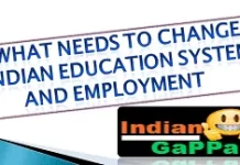 Indian Education System and Employment
