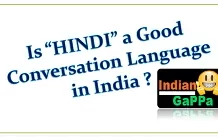 Is HINDI a Good Conversation Language in India