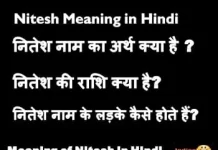 nitesh-meaning-in-hindi